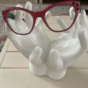 Miu Miu Bold Red Cat-Eye Glasses